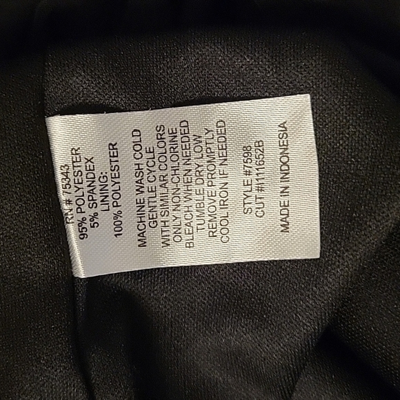 SAINT TROPEZ WEST 1990s Black Ruffle Embellished Ruched Bodycon Angled Dress - Picture 8 of 8